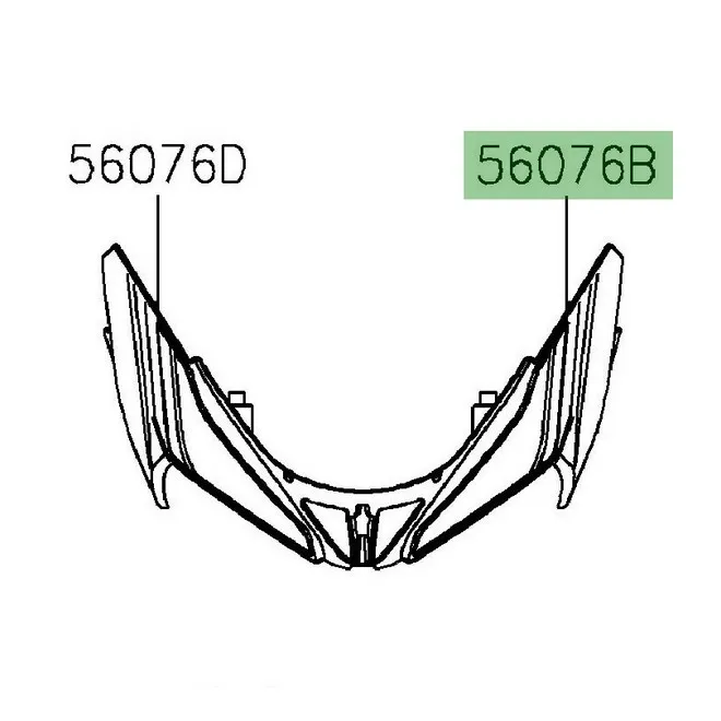 Autocollant supérieur tête de fourche Z650 (2020-2022) | Moto Shop 35