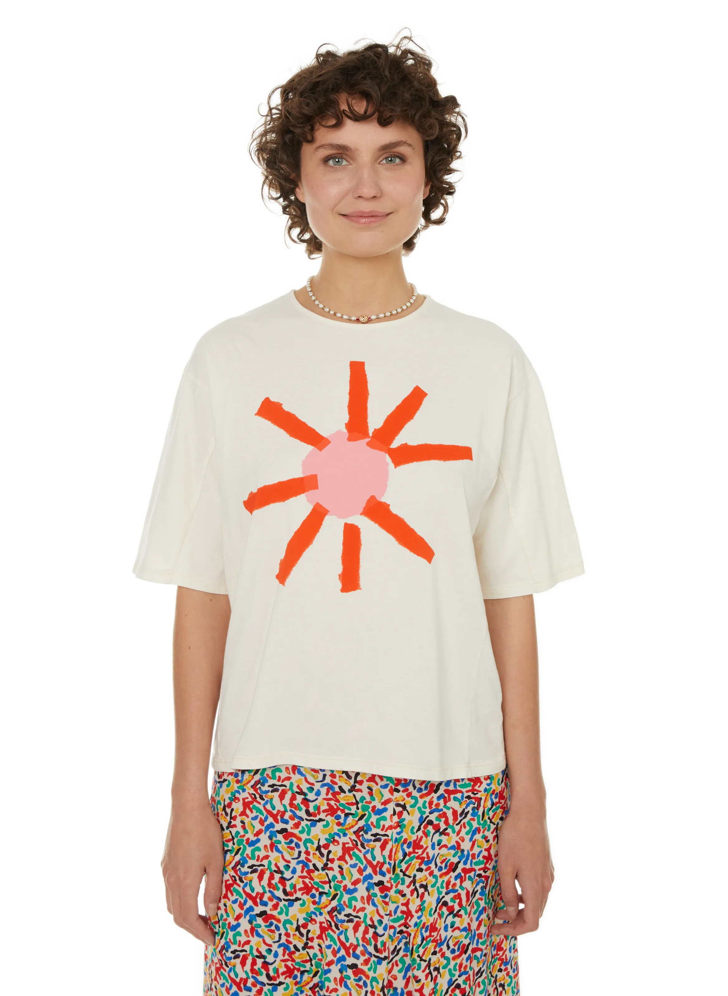 BOBO CHOSES  T-shirt Sun Box - Beige