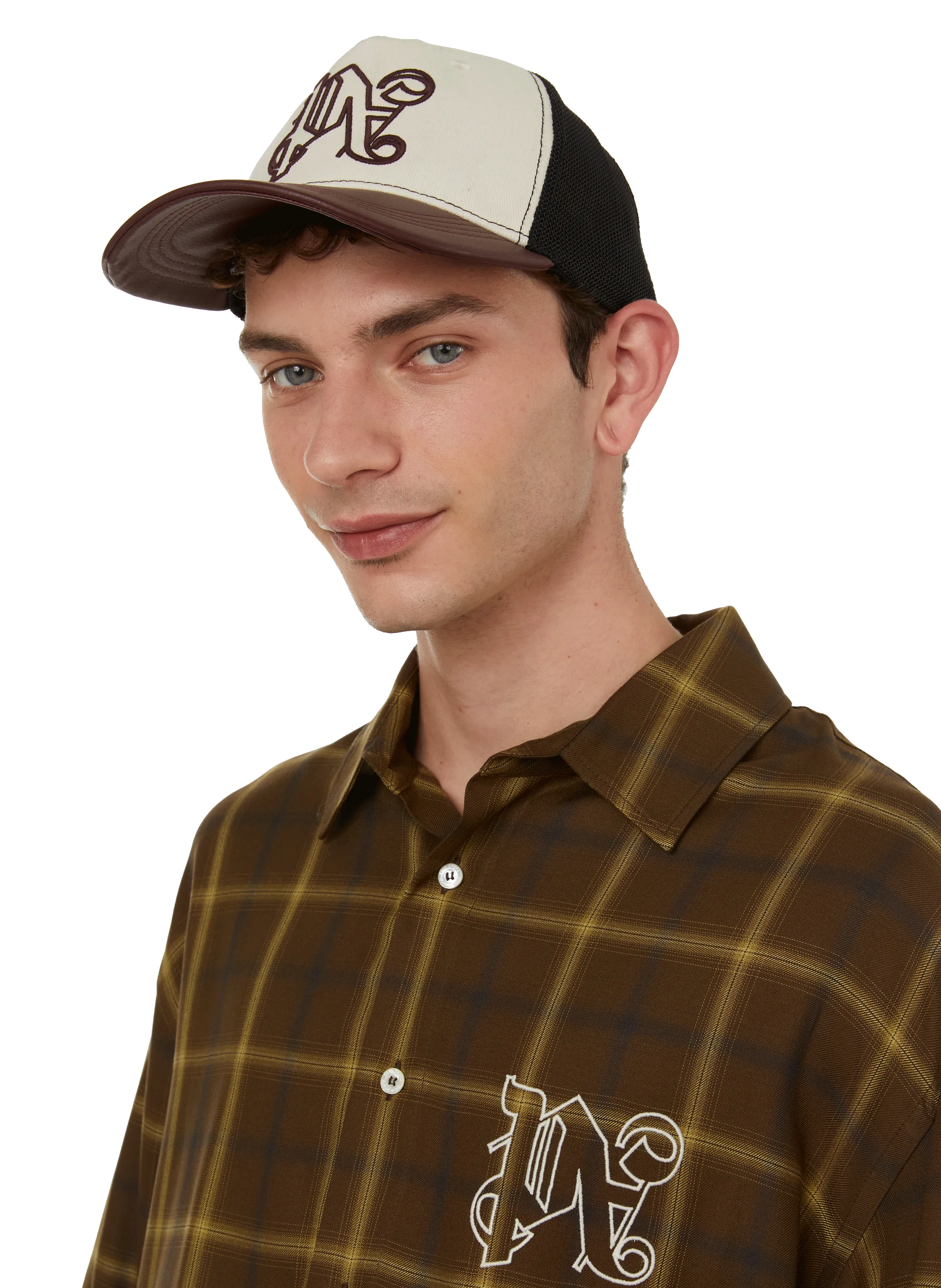 CASQUETTE MONOGRAM TRUCKER - PALM ANGELS pour HOMME | Printemps