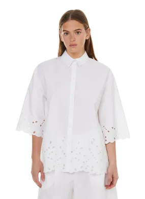CHEMISE AJOURéE EN COTON - DICE KAYEK pour FEMME | Printemps