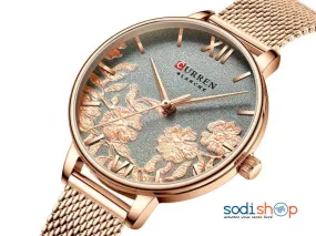 Curren 9065 , Montre de Luxe en Acier Inoxydable Pour Femme SODI00 