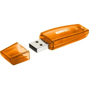 Emtec C410 Color Mix - clé USB 2.0 -  4 Go - orange