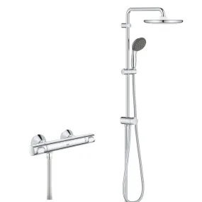 Grohe Vitalio Start System 250 Colonne de Douche + Mitigeur thermostatique Precision Flow (34840000-VITALIO1)