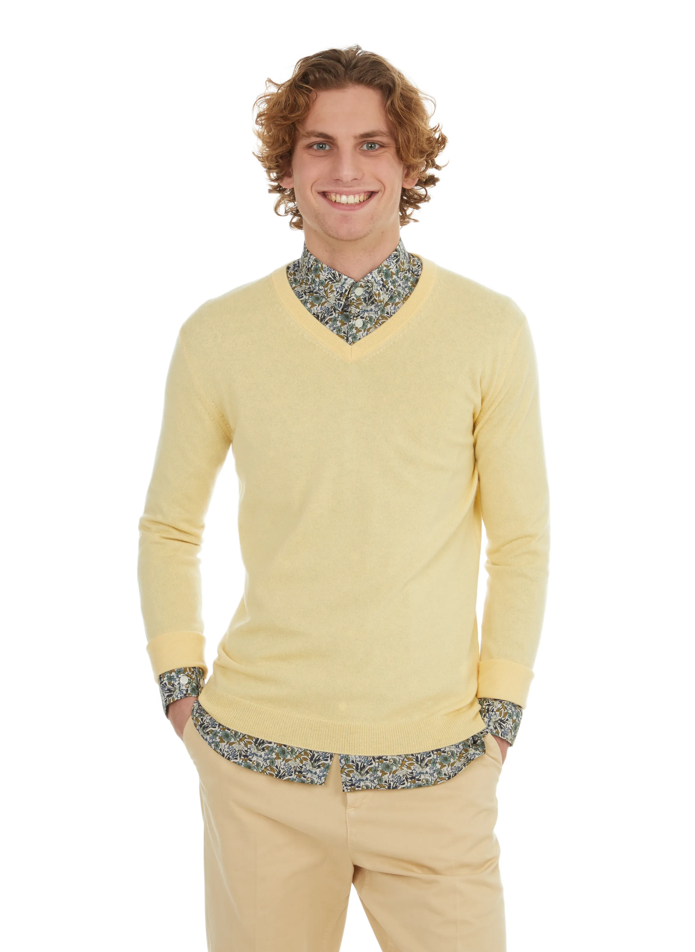 PULL EN CACHEMIRE - AU PRINTEMPS PARIS pour HOMME | Printemps