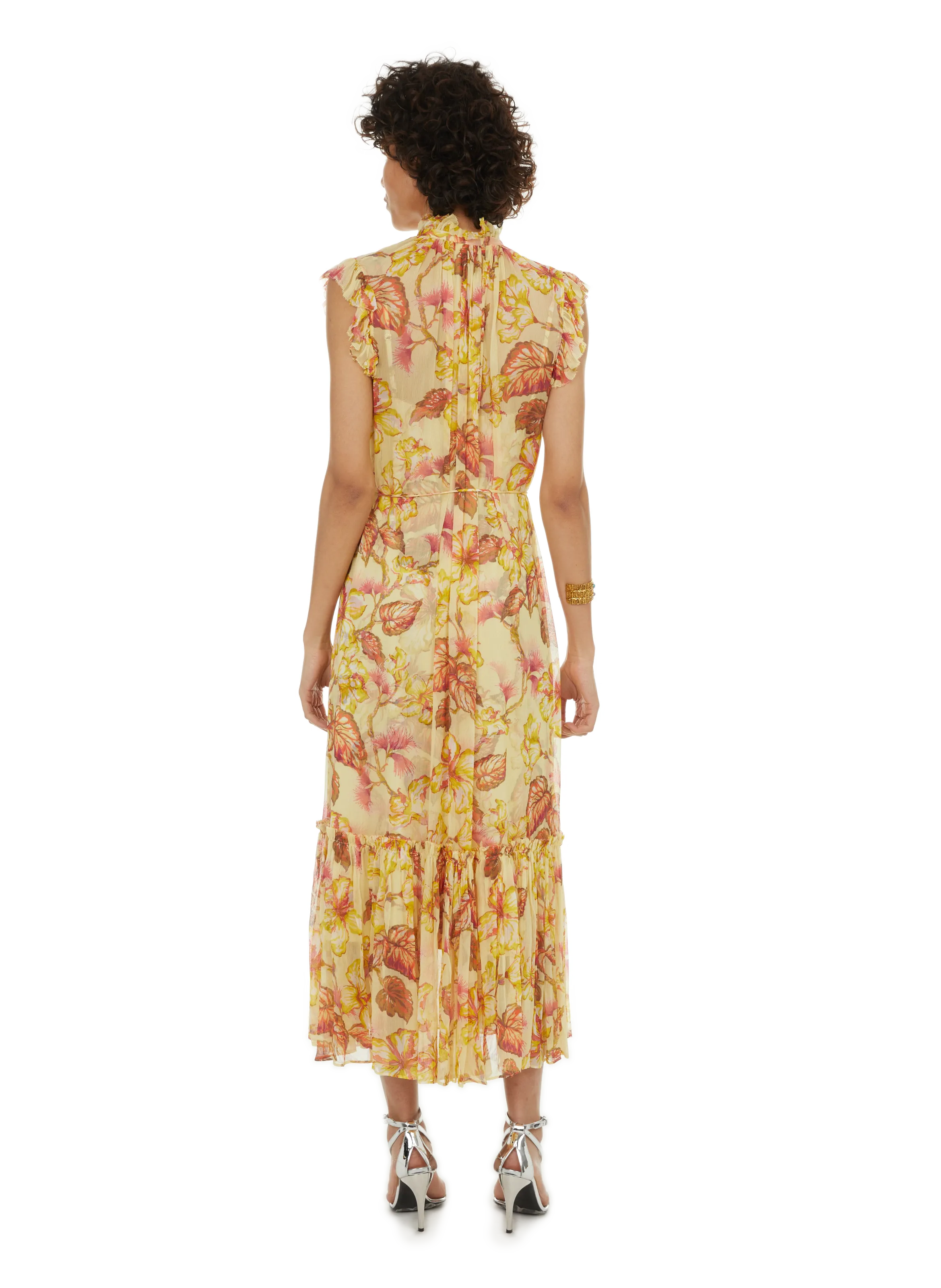 ROBE LONGUE à MOTIF - ZIMMERMANN pour FEMME | Printemps