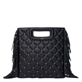 SAC BANDOULIèRE EN CUIR M - MAJE pour FEMME | Printemps