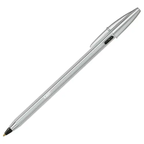 Stylo bille Bic Cristal Re'New - Noir - Avec 2 recharges - BIC