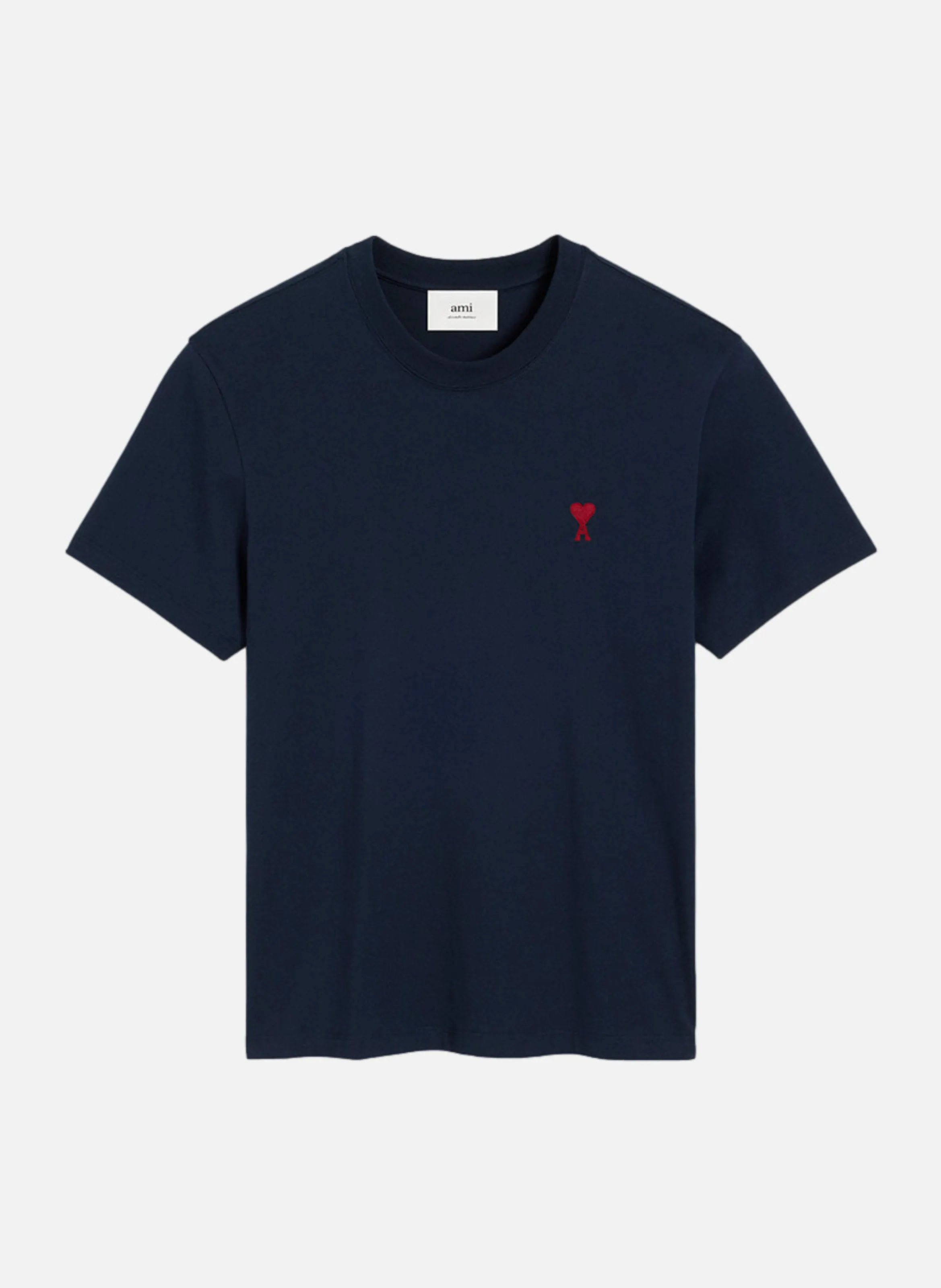 T-SHIRT AMI DE COEUR ROUGE UNISEXE - AMI PARIS pour HOMME | Printemps