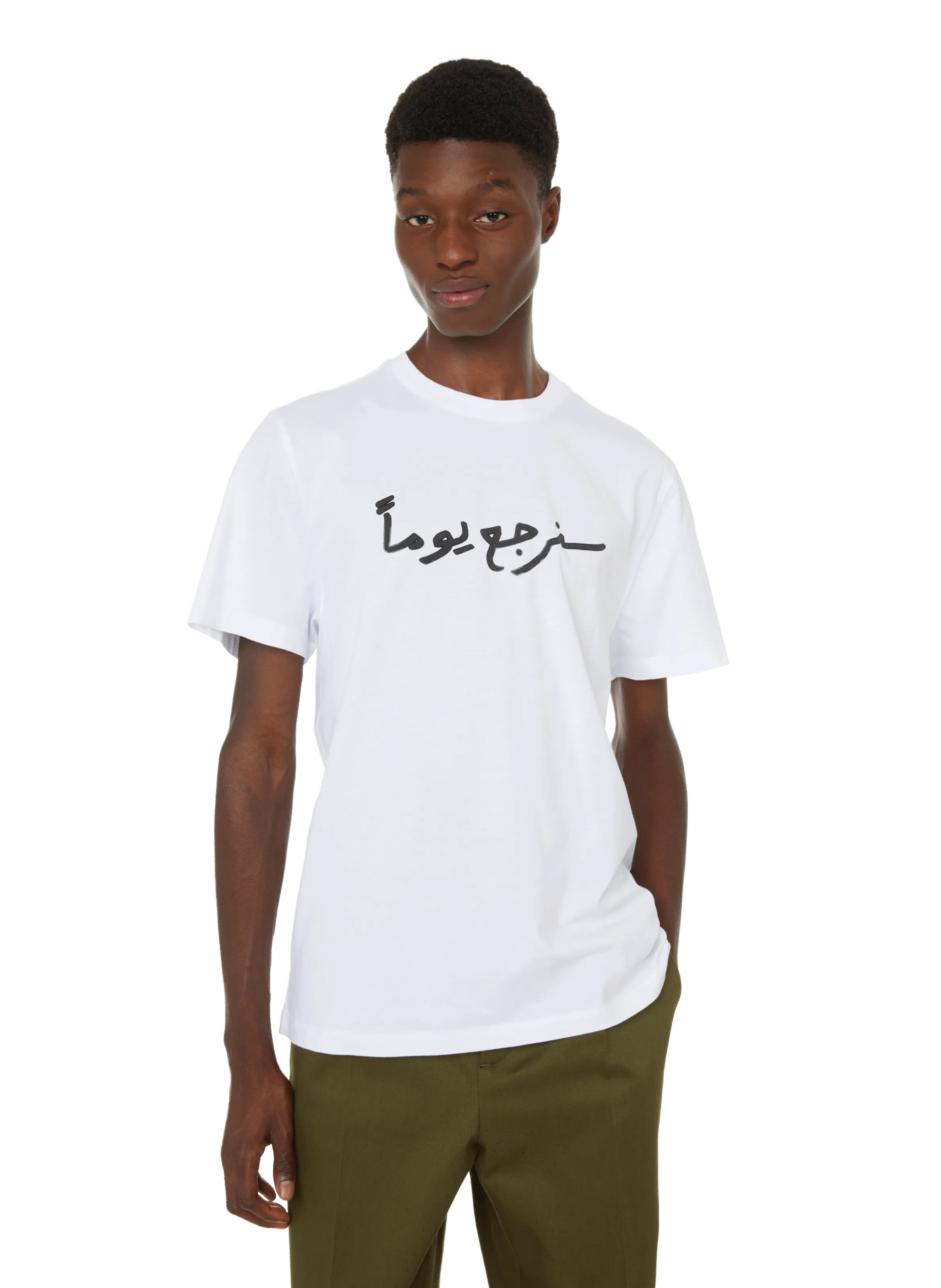 T-SHIRT AVEC INSCRIPTIONS - QASIMI pour HOMME | Printemps