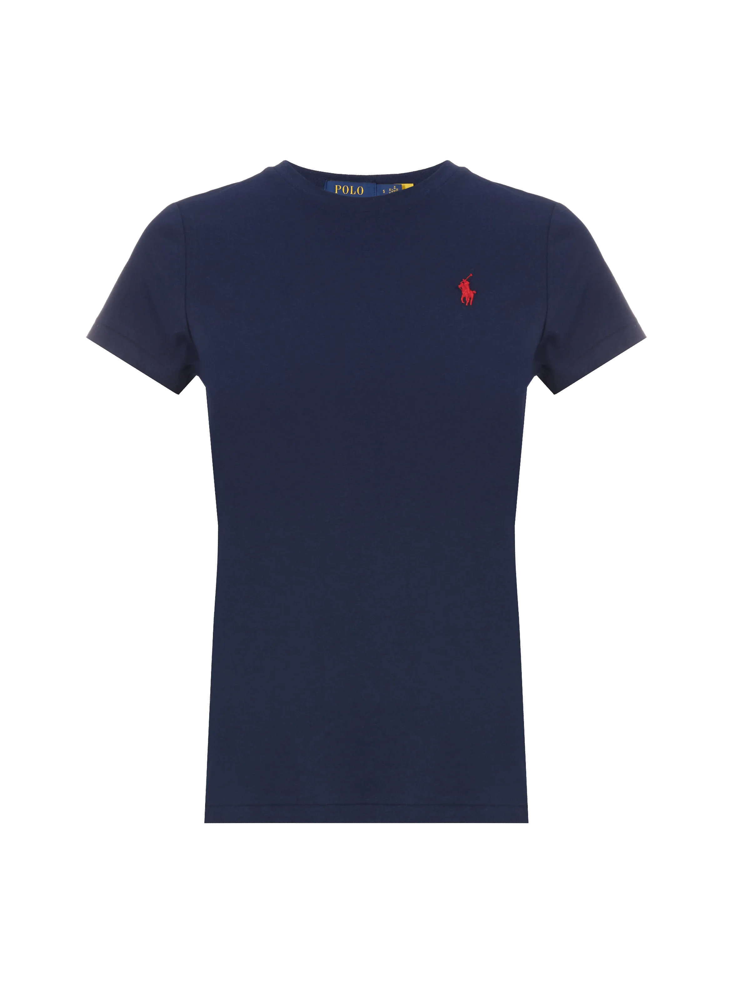 T-SHIRT COL ROND EN COTON - POLO RALPH LAUREN pour FEMME | Printemps