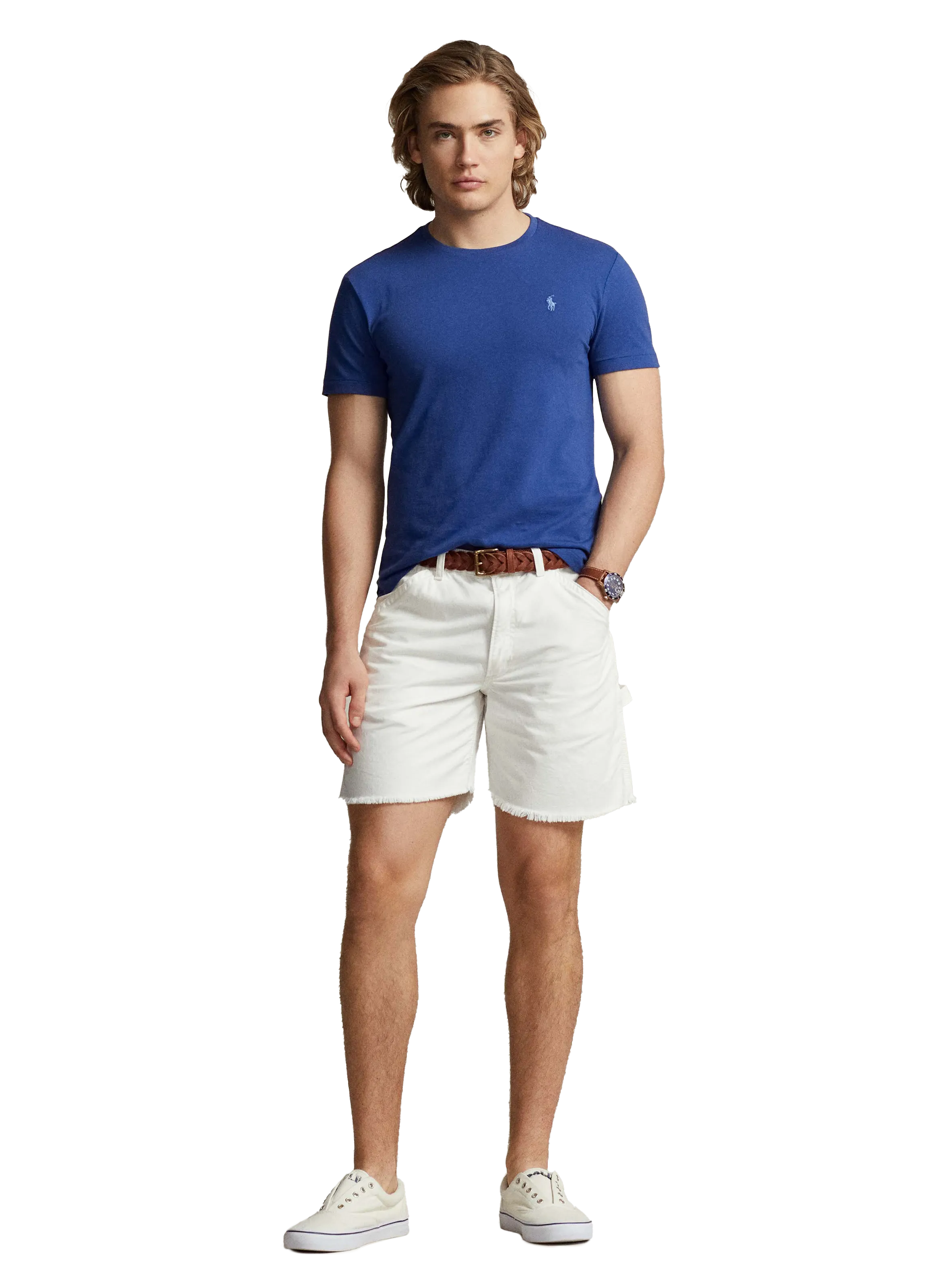 T-SHIRT EN COTON - POLO RALPH LAUREN pour HOMME | Printemps