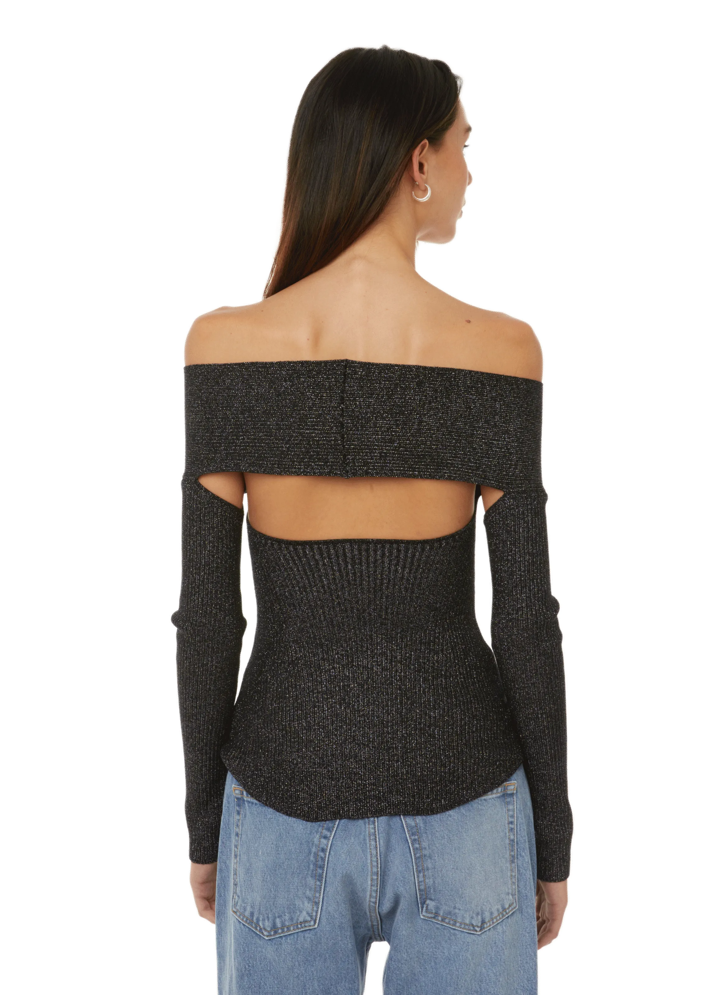 TOP SALMA EN LAINE VIERGE MéLANGé - KHAITE pour FEMME | Printemps